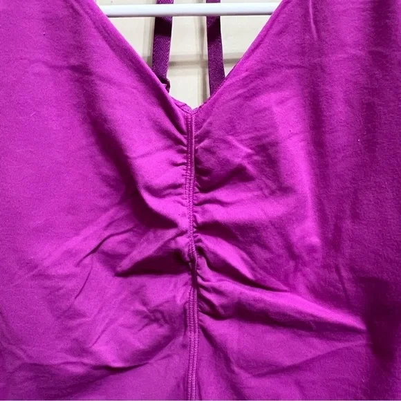 Lululemon Fuchsia Racerback Athleisure Camisole Shirt Size 6 - Picture 4 of 9